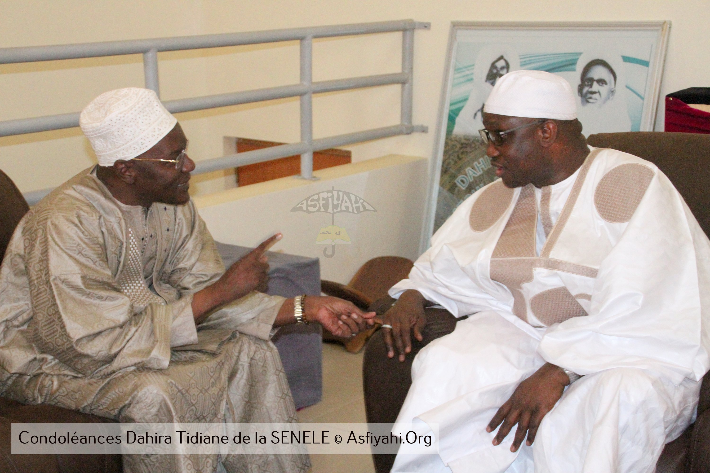 PHOTOS - Les Images de la presentation de Condoleances du Dahira Tidiane de la SENELEC, au Khalif General des Tidianes Serigne Mbaye Sy Mansour