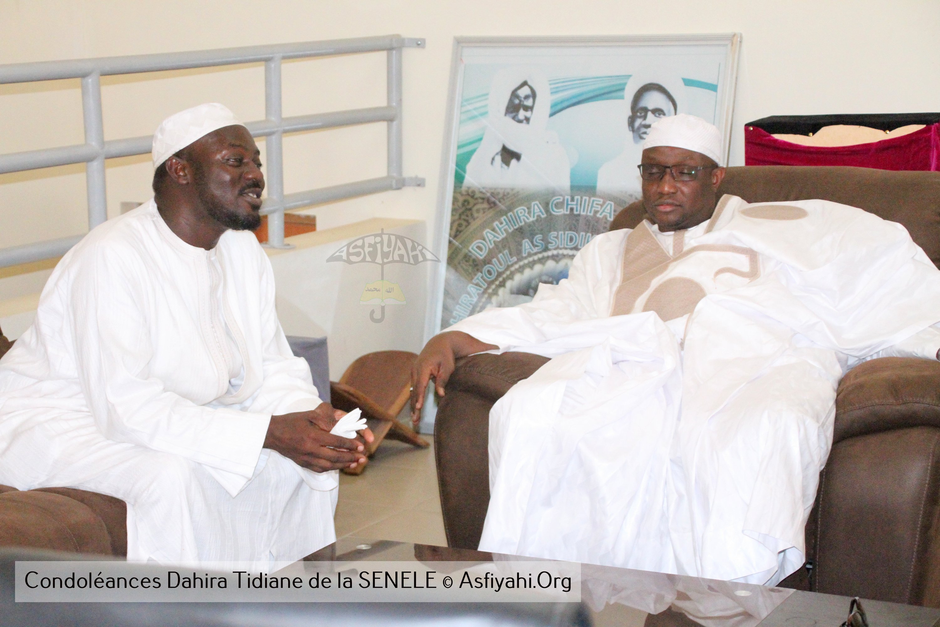 PHOTOS - Les Images de la presentation de Condoleances du Dahira Tidiane de la SENELEC, au Khalif General des Tidianes Serigne Mbaye Sy Mansour