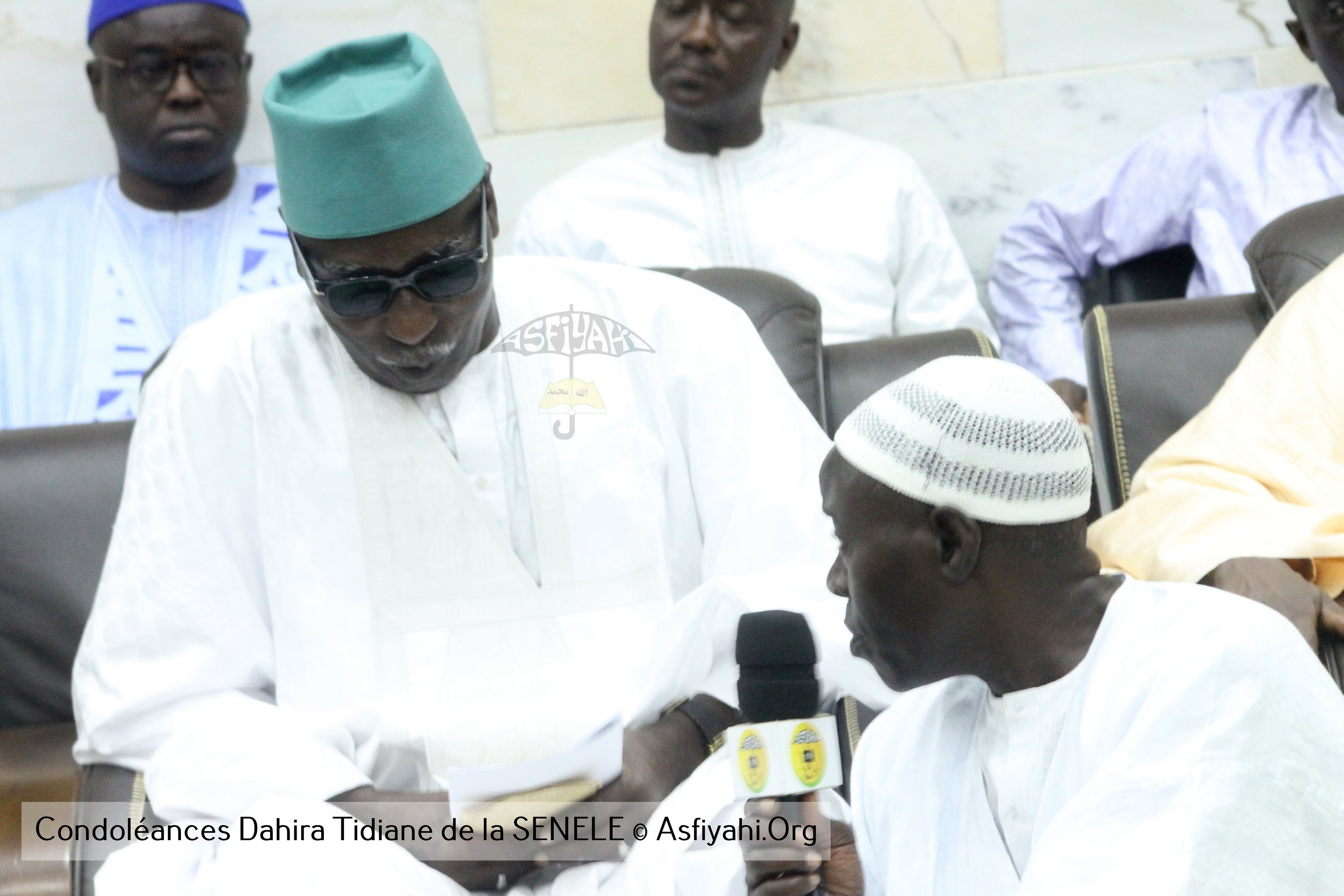 PHOTOS - Les Images de la presentation de Condoleances du Dahira Tidiane de la SENELEC, au Khalif General des Tidianes Serigne Mbaye Sy Mansour