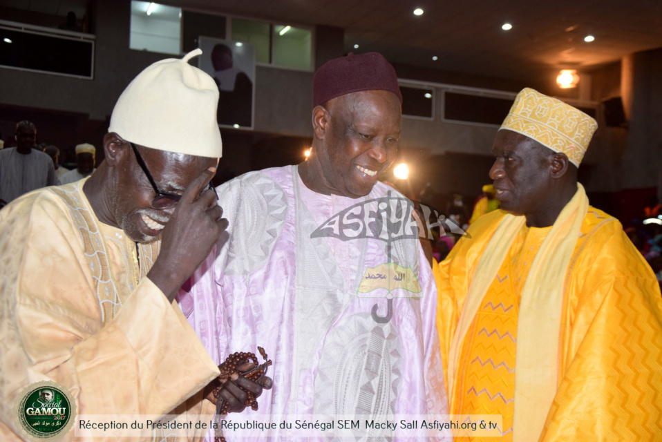 PHOTOS - Gamou Tivaouane 2017 - La famille de Seydil hadj Malick Sy acceuille le President Macky Sall