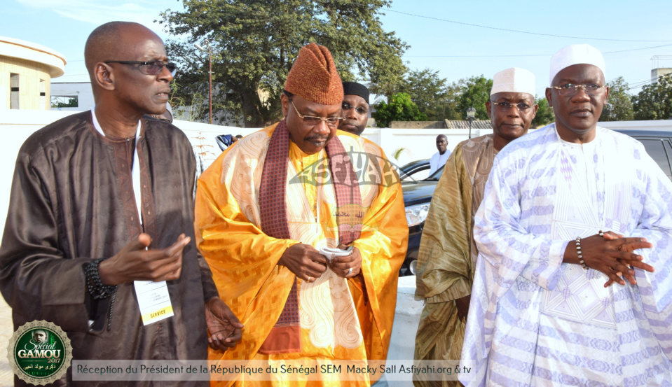 PHOTOS - Gamou Tivaouane 2017 - La famille de Seydil hadj Malick Sy acceuille le President Macky Sall