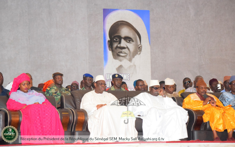 PHOTOS - Gamou Tivaouane 2017 - La famille de Seydil hadj Malick Sy acceuille le President Macky Sall