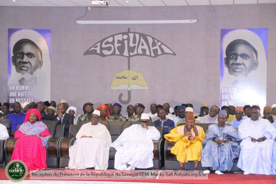 PHOTOS - Gamou Tivaouane 2017 - La famille de Seydil hadj Malick Sy acceuille le President Macky Sall