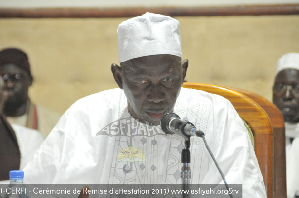 PHOTOS - Les Images de la cérémonie de remise officielle d’attestations aux participants aux séminaires de formation sur divers thèmes islamiques durant l’année académique 2017, organisée par le CERFI du Pr Rawane MBAYE