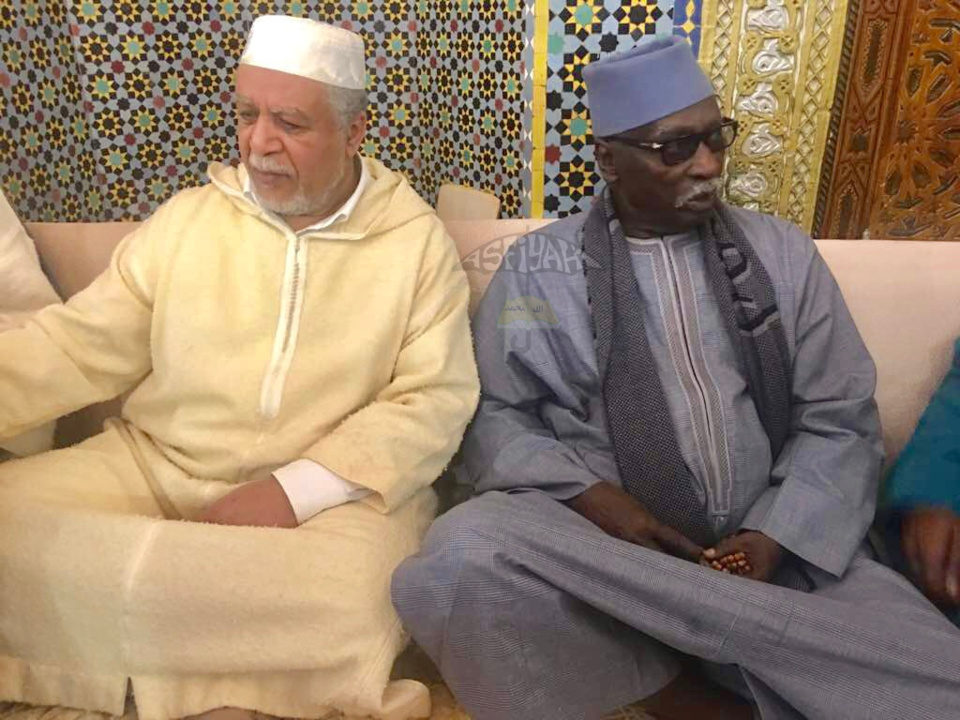 PHOTOS - Arrivé au Maroc du Khalif Général des Tidianes Serigne Babacar Sy Mansour, accompagné de toute la famille de Seydil Hadj Malick Sy (rta)