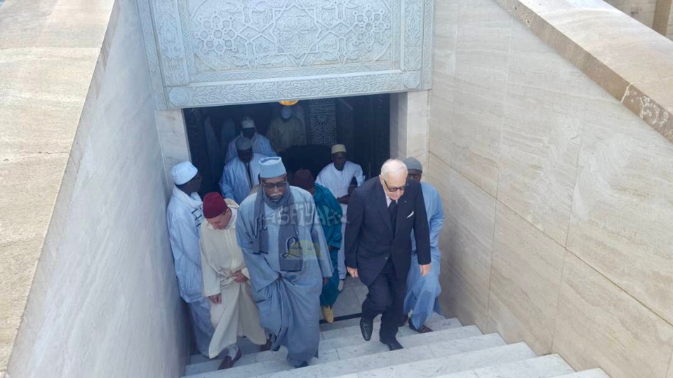 PHOTOS - Arrivé au Maroc du Khalif Général des Tidianes Serigne Babacar Sy Mansour, accompagné de toute la famille de Seydil Hadj Malick Sy (rta)