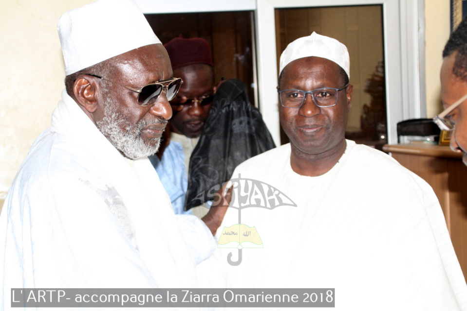 PHOTOS - VIDEO : L’ARTP accompagne la Ziarra Omarienne 2018 - Le DG Abdou Karim Sall reçu par Thierno Madani Tall
