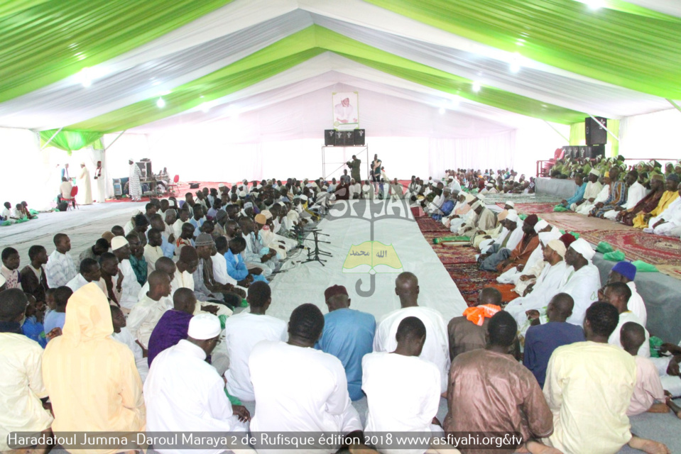 PHOTOS - RUFISQUE - Les images de la Hadratoul Djumah 2018 de l'institut Coranique Daaroul Maraya, sous l'égide du Khalif Cheikh Mouhamadoul Lamine Diop