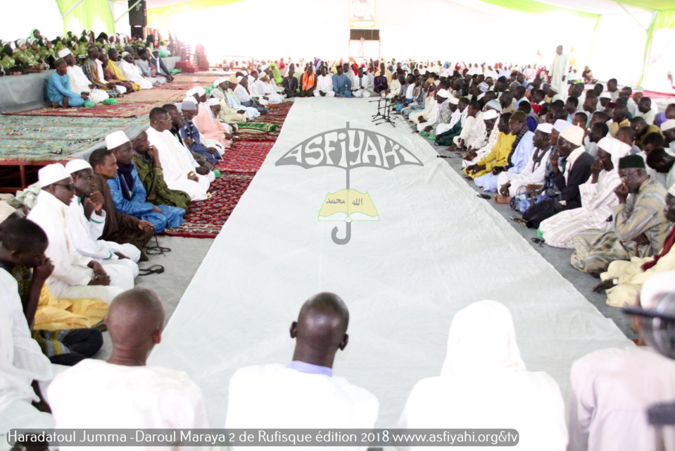 PHOTOS - RUFISQUE - Les images de la Hadratoul Djumah 2018 de l'institut Coranique Daaroul Maraya, sous l'égide du Khalif Cheikh Mouhamadoul Lamine Diop