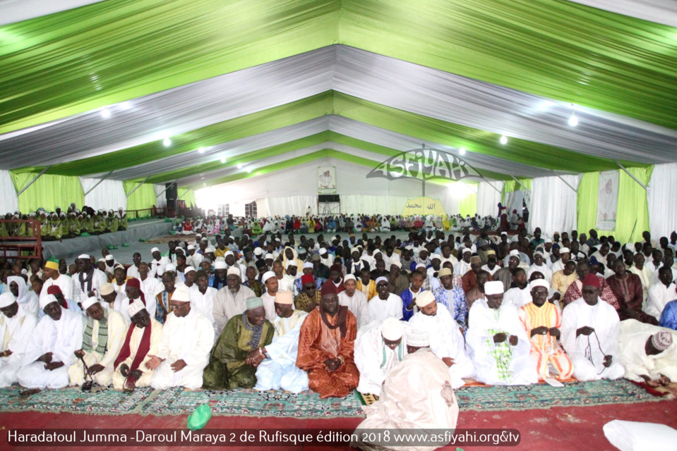 PHOTOS - RUFISQUE - Les images de la Hadratoul Djumah 2018 de l'institut Coranique Daaroul Maraya, sous l'égide du Khalif Cheikh Mouhamadoul Lamine Diop