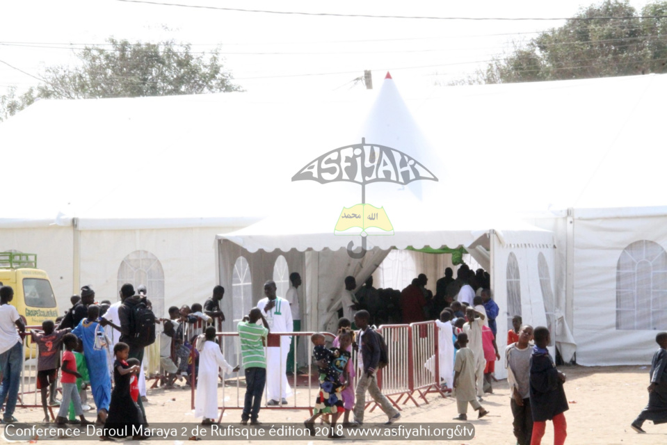 PHOTOS - RUFISQUE - Les images de la Conférence 2018 de l'institut Coranique Daaroul Maraya 2018, sous l'égide du Khalif Cheikh Mouhamadoul Lamine Diop
