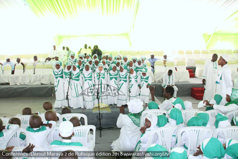 PHOTOS - RUFISQUE - Les images de la Conférence 2018 de l'institut Coranique Daaroul Maraya 2018, sous l'égide du Khalif Cheikh Mouhamadoul Lamine Diop