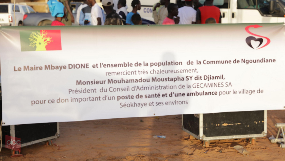 PHOTOS - RSE : Djamil SY, fils de Serigne Mansour Sy Borom Daara Ji, offre un centre de Santé « Clé en Main » à la Commune de Ngoudiane