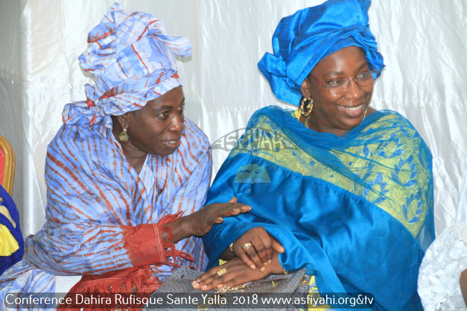 PHOTOS - RUFISQUE -  LES images de la Conférence du Dahira Wahtassimouna (..) Samedi 24 Mars 2018 à Rufisque Sante Yalla