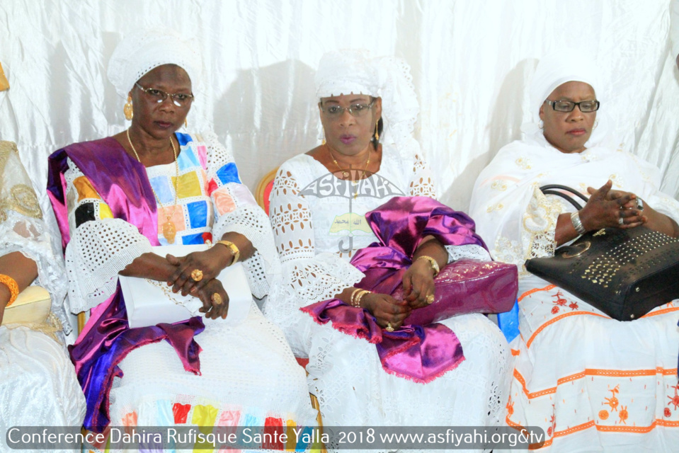 PHOTOS - RUFISQUE -  LES images de la Conférence du Dahira Wahtassimouna (..) Samedi 24 Mars 2018 à Rufisque Sante Yalla