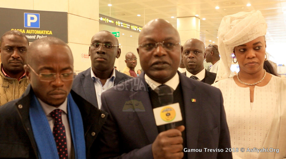 PHOTOS - GAMOU TREVISO 2018 - La délégation Gouvernementale conduite par le ministre Oumar Gueye reçue par Serigne Mansour SY Djamil et la Dahira Mouhtasimine
