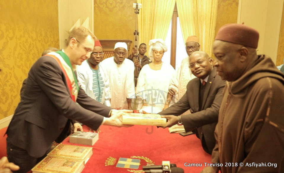 PHOTOS - GAMOU TREVISO 2018 - Les délégations officielles rencontrent le maire de la ville de Conegliano