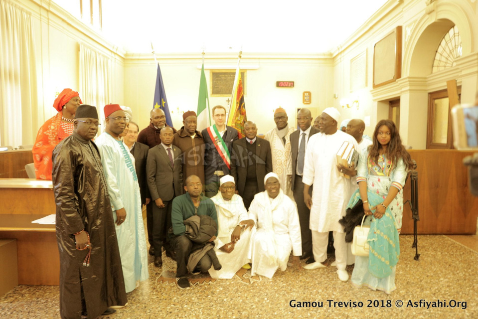 PHOTOS - GAMOU TREVISO 2018 - Les délégations officielles rencontrent le maire de la ville de Conegliano