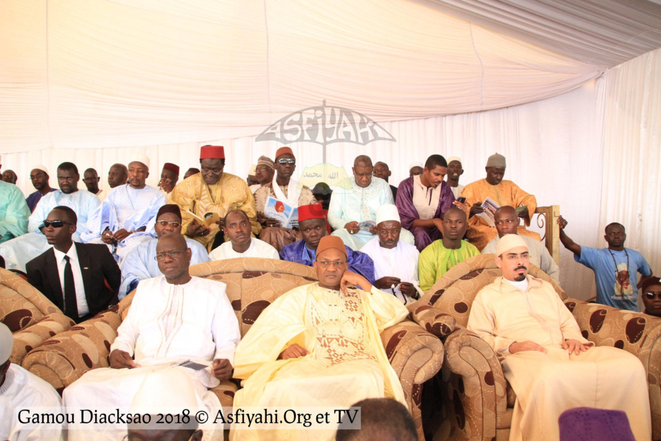 PHOTOS - GAMOU DIACKSAO 2018 - Les Images de la Cérémonie officielle, présidée par Serigne Mbaye Sy Mansour, Khalif General des Tidianes, ce Samedi 21 Avril 2018  