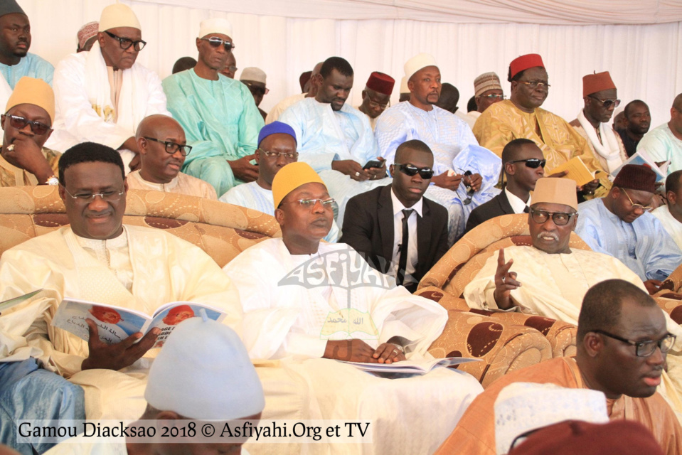 PHOTOS - GAMOU DIACKSAO 2018 - Les Images de la Cérémonie officielle, présidée par Serigne Mbaye Sy Mansour, Khalif General des Tidianes, ce Samedi 21 Avril 2018  