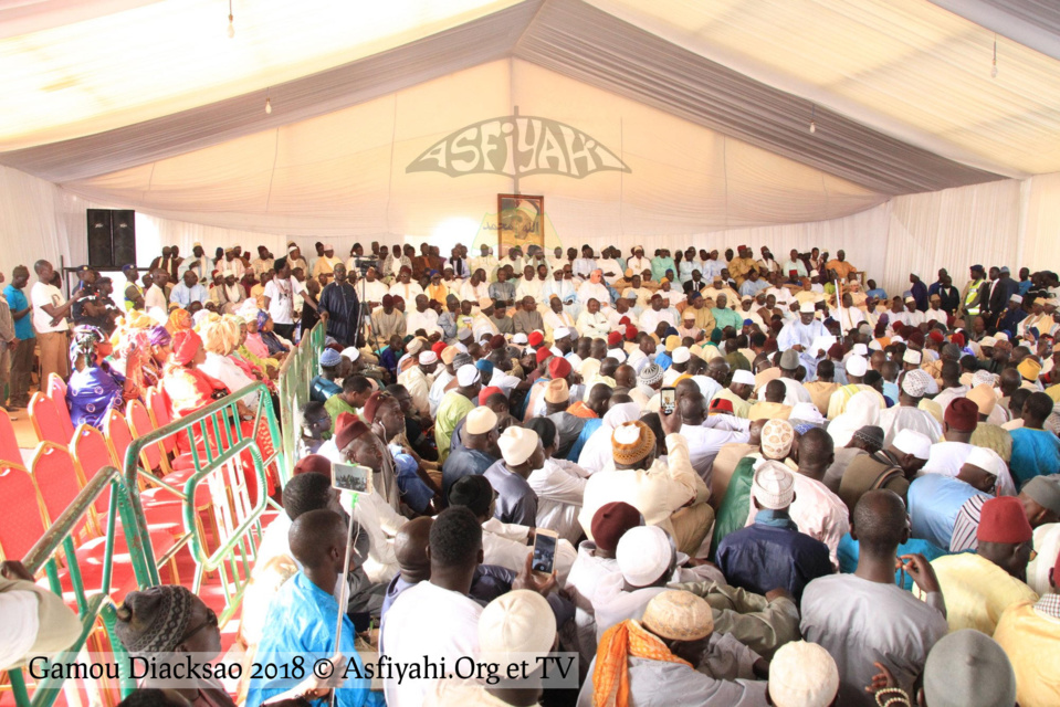 PHOTOS - GAMOU DIACKSAO 2018 - Les Images de la Cérémonie officielle, présidée par Serigne Mbaye Sy Mansour, Khalif General des Tidianes, ce Samedi 21 Avril 2018  