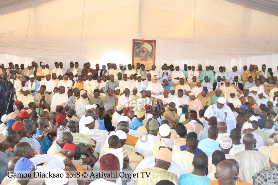 PHOTOS - GAMOU DIACKSAO 2018 - Les Images de la Cérémonie officielle, présidée par Serigne Mbaye Sy Mansour, Khalif General des Tidianes, ce Samedi 21 Avril 2018  