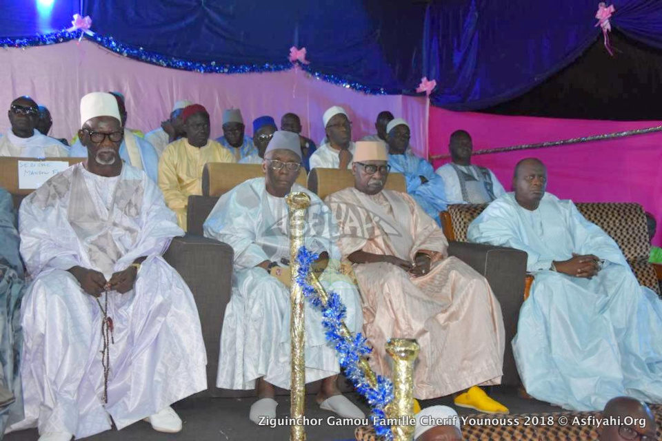 PHOTOS - ZIGUINCHOR - Le Khalif General des Tidianes Serigne Babacar Sy Mansour a presidé ce Samedi 28 Avril 2018, le Gamou annuel de la famille de Cherif Younouss Aidara, precisement de Cherif Bachir Aidara de Ziguinchor Santhiaba