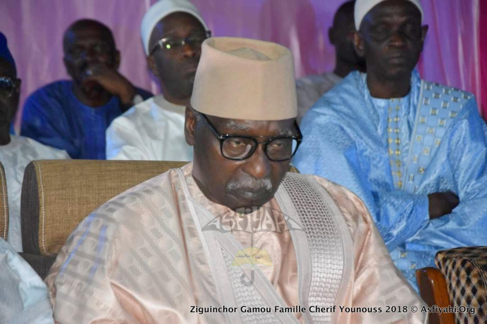 PHOTOS - ZIGUINCHOR - Le Khalif General des Tidianes Serigne Babacar Sy Mansour a presidé ce Samedi 28 Avril 2018, le Gamou annuel de la famille de Cherif Younouss Aidara, precisement de Cherif Bachir Aidara de Ziguinchor Santhiaba