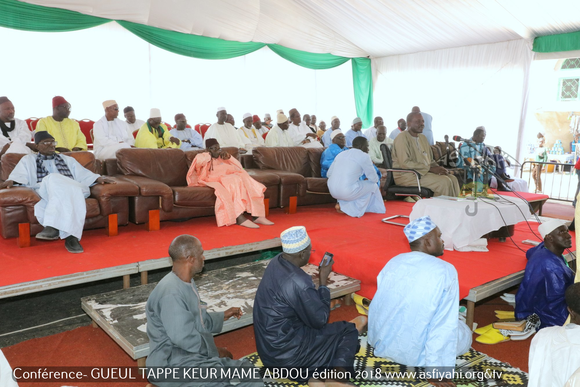 PHOTOS - Les images de la Conférence du Dahira MOUHSININA WAL MOUHSINATY, Samedi 26 Mai 2018 à la Geule-Tapée chez El hadj Abdoul Aziz Sy Dabakh