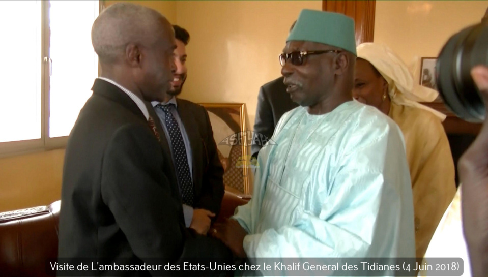 PHOTOS - L'ambassadeur des Etats-unies reçu par le Khalif Général des Tidianes Serigne Mbaye Sy Mansour: L'exception Sénégalaise, la lutte contre le Terrorisme au menu des échanges  