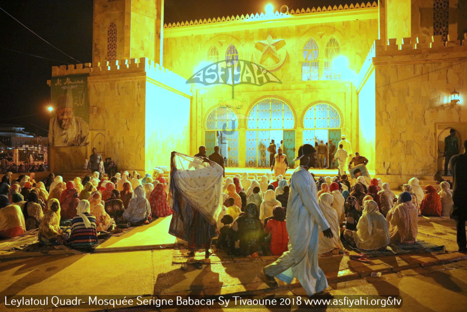 PHOTOS - TIVAOUANE - les Images de la Leylatoul Qadr 2018 à la Mosquée Serigne Babacar Sy sous la presidence de Serigne Pape Malick Sy