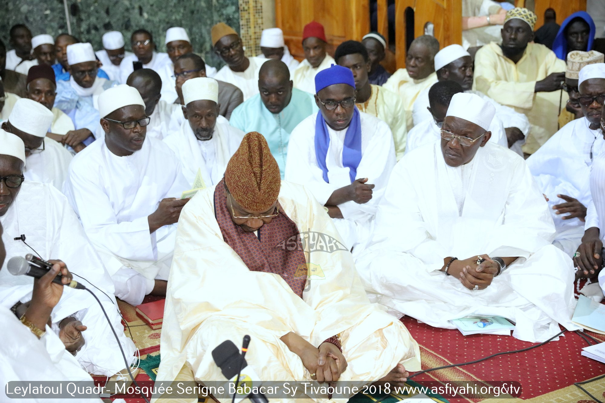 PHOTOS - TIVAOUANE - les Images de la Leylatoul Qadr 2018 à la Mosquée Serigne Babacar Sy sous la presidence de Serigne Pape Malick Sy
