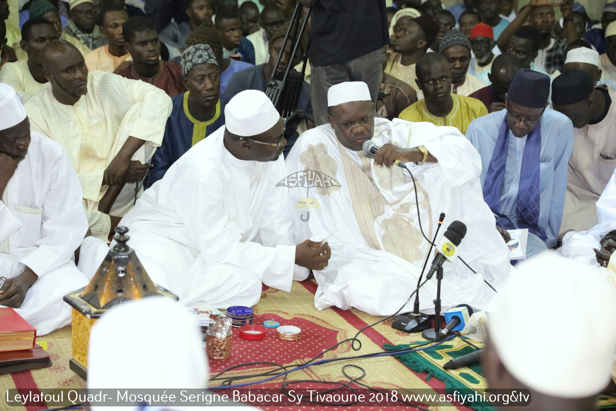 PHOTOS - TIVAOUANE - les Images de la Leylatoul Qadr 2018 à la Mosquée Serigne Babacar Sy sous la presidence de Serigne Pape Malick Sy