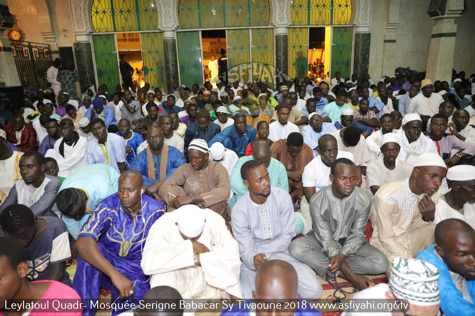 PHOTOS - TIVAOUANE - les Images de la Leylatoul Qadr 2018 à la Mosquée Serigne Babacar Sy sous la presidence de Serigne Pape Malick Sy