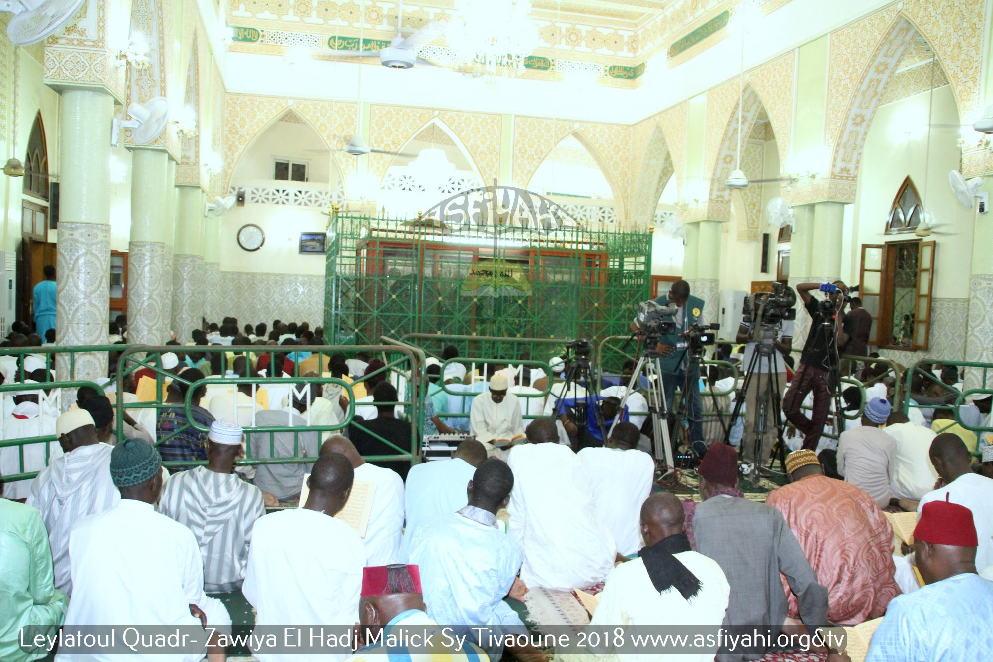 PHOTOS - TIVAOUANE - les Images de la Leylatoul Qadr 2018 à la Zawiya El Hadj Malick SY sous la presidence de Serigne Babacar Sy Mansour, Khalif General des Tidianes 