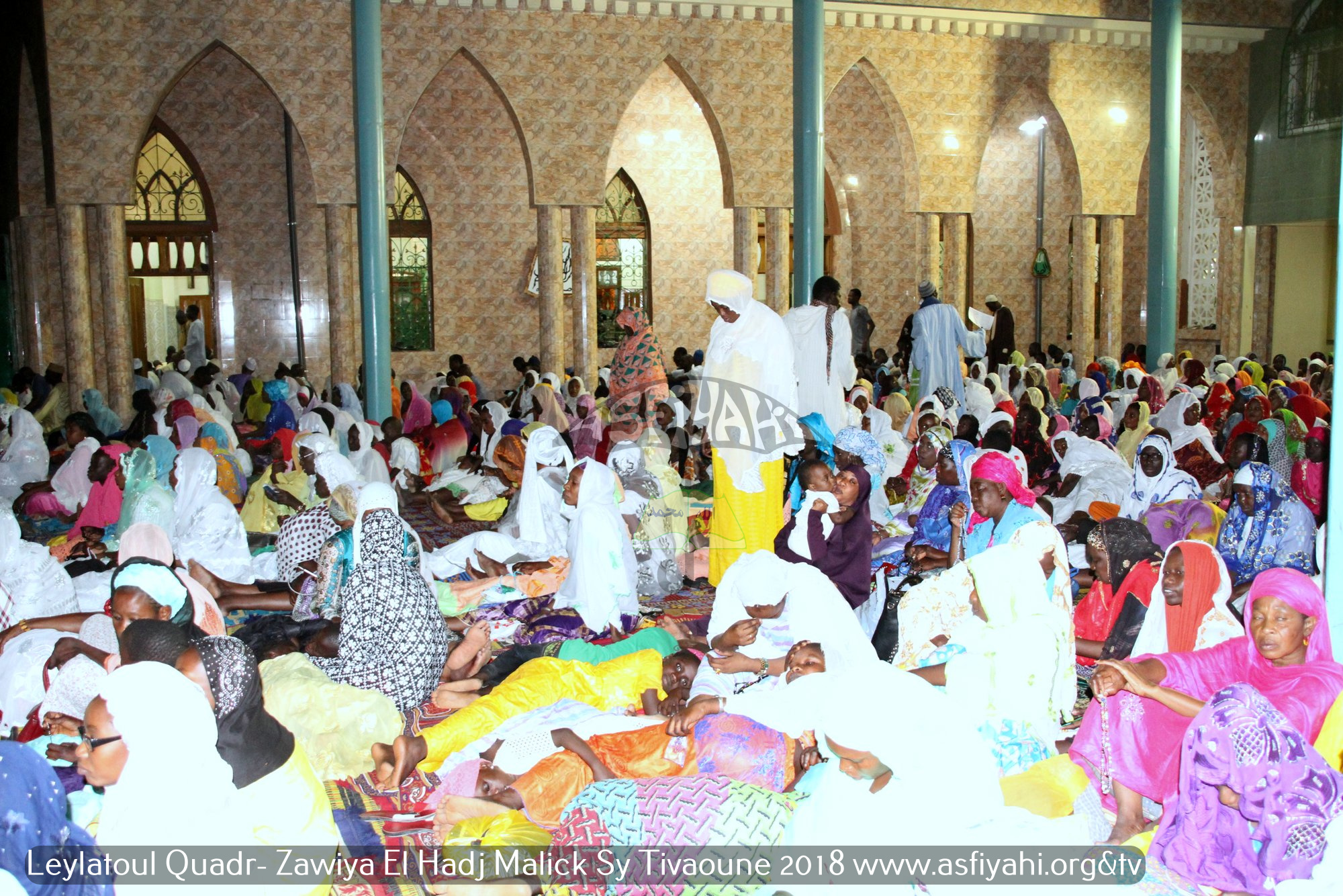 PHOTOS - TIVAOUANE - les Images de la Leylatoul Qadr 2018 à la Zawiya El Hadj Malick SY sous la presidence de Serigne Babacar Sy Mansour, Khalif General des Tidianes 