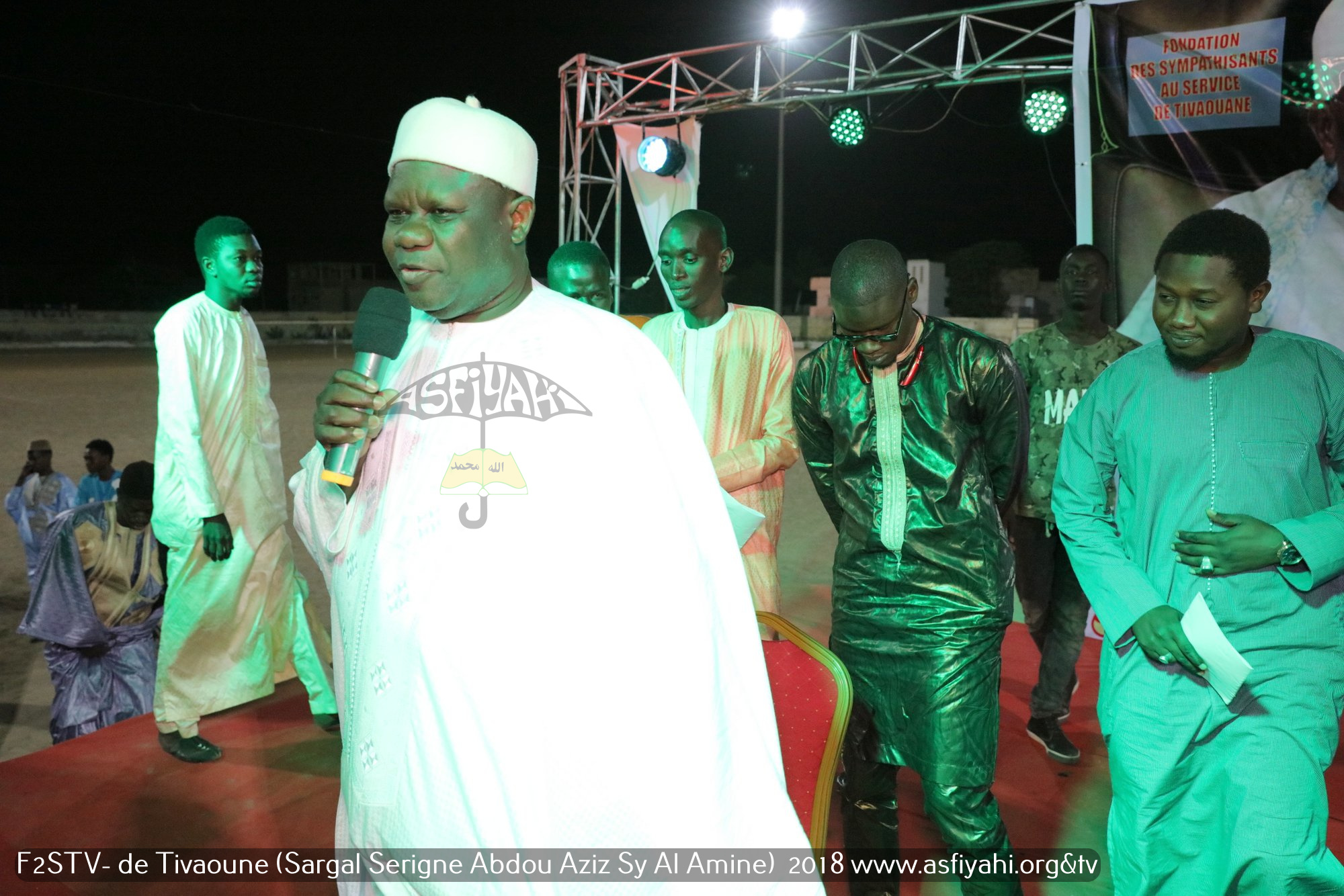 PHOTOS - TIVAOUANE -  Les images de la nuit Sargal Al Amine 2018 organisée par le mouvement F2STV de Tivaouane