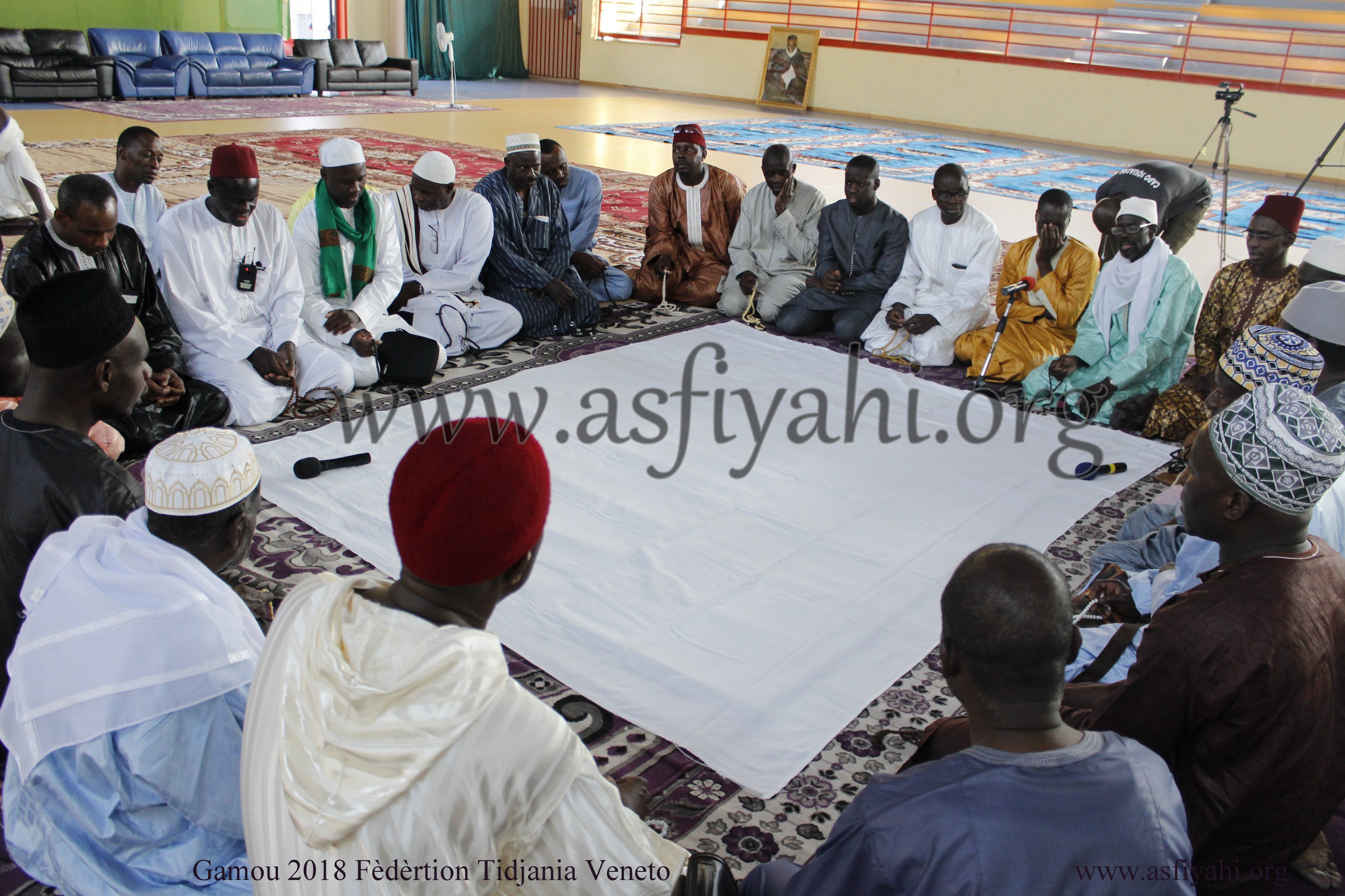 PHOTO - ITALIE - VICENZA : GAMOU FEDERATION TIDJANIA DE VENETO