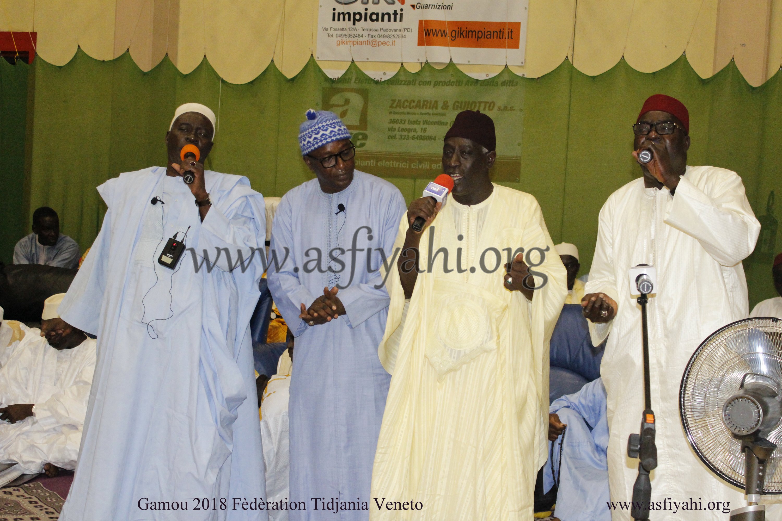 PHOTO - ITALIE - VICENZA : GAMOU FEDERATION TIDJANIA DE VENETO