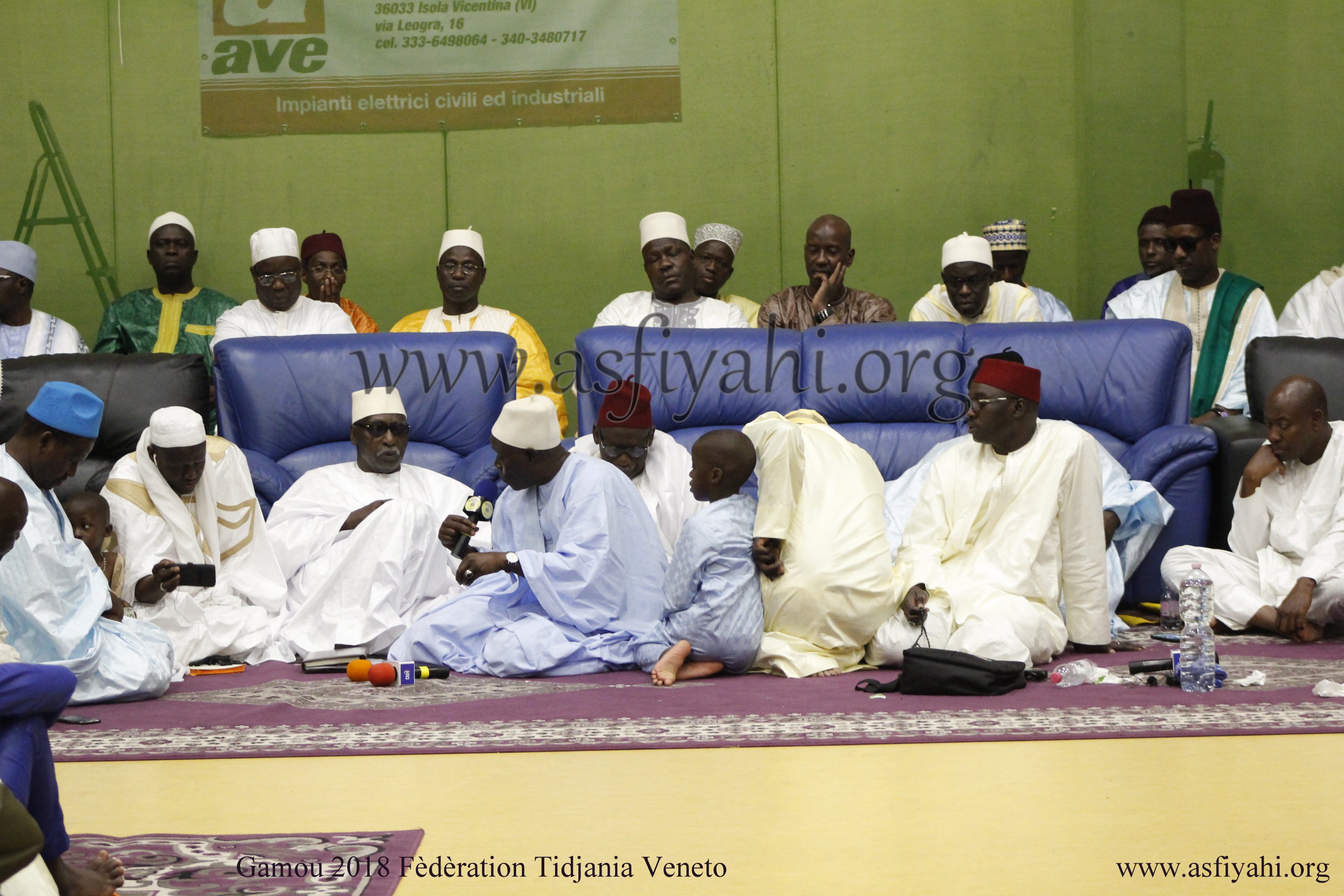 PHOTO - ITALIE - VICENZA : GAMOU FEDERATION TIDJANIA DE VENETO