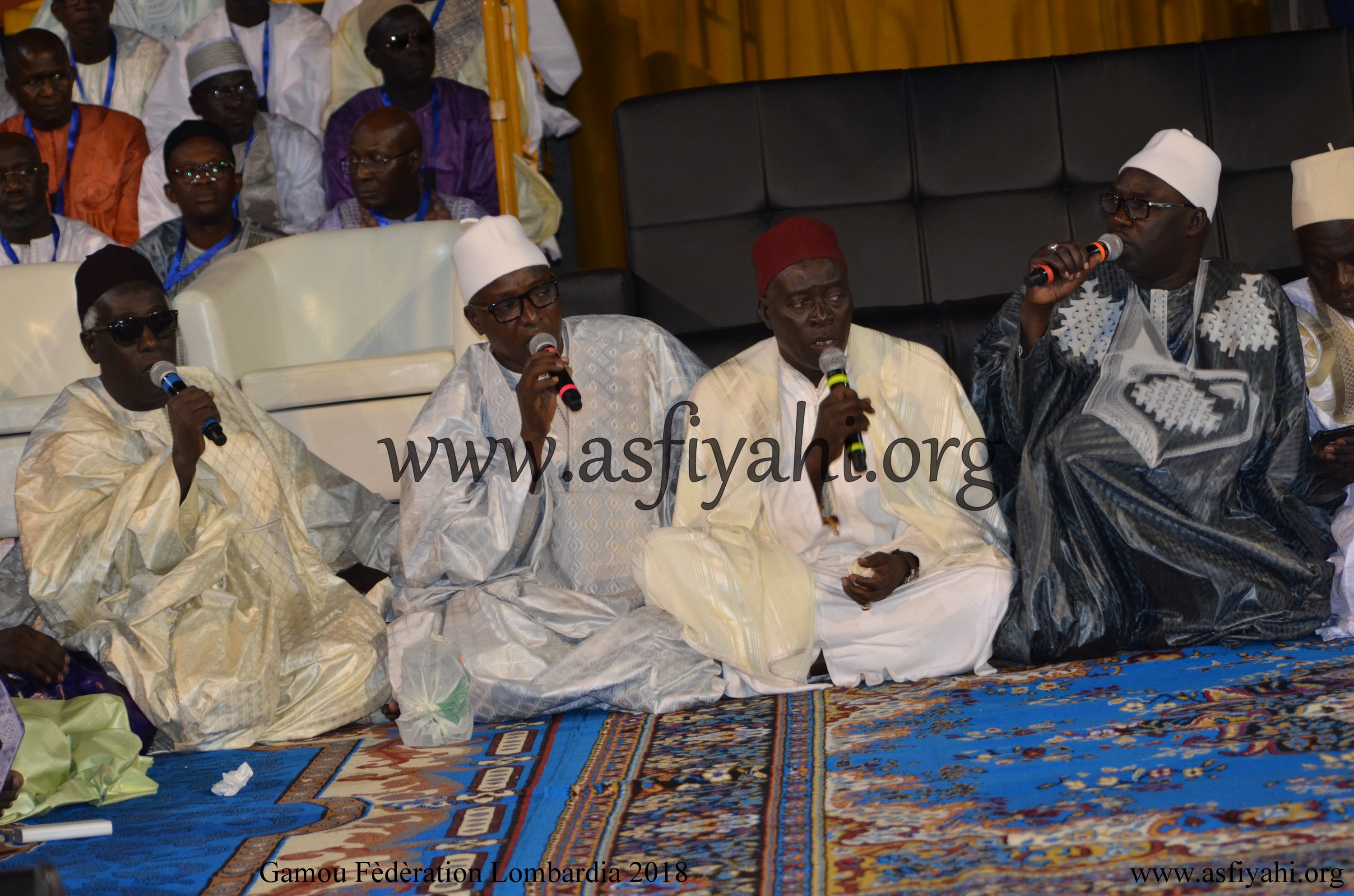 PHOTO - ITALIE - BRESCIA : Gamou Clôture tournée Italienne du Khalif Général des Tidianes Serigne Mbaye SY Mansour