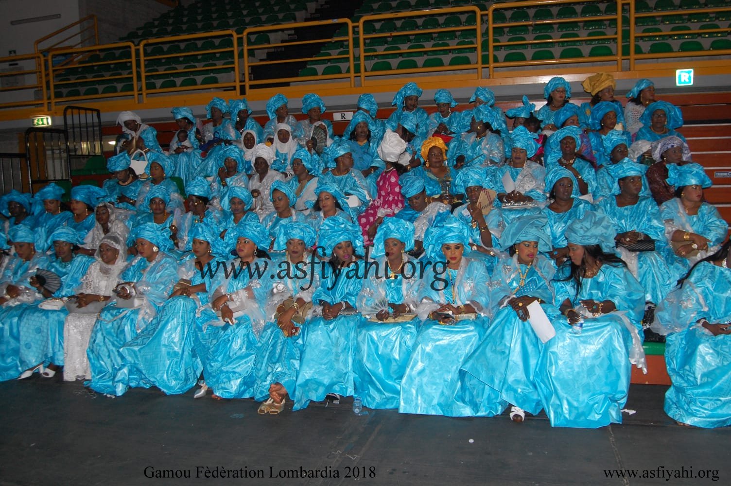 PHOTO - ITALIE - BRESCIA : Gamou Clôture tournée Italienne du Khalif Général des Tidianes Serigne Mbaye SY Mansour