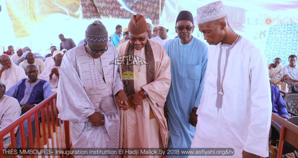PHOTOS -  THIES - Les images de l'Inauguration de l'institut El Hadj Malick SY de Serigne Khalifa KEBE