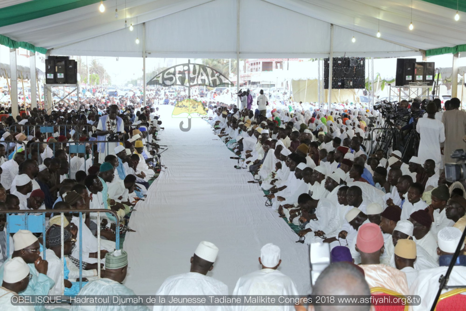 PHOTOS OBELISQUE - Les images de la Hadratoul Djumah du Congrès 2018 de la jeunesse Tidiane Malikite 
