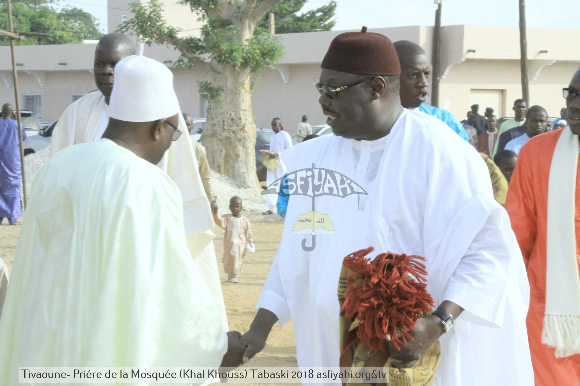 PHOTOS - TABASKI 2018 - Les Images de la Priere à la Mosquée de Khalkhouss en presence du Khalif General des Tidianes Serigne Mbaye SY Mansour