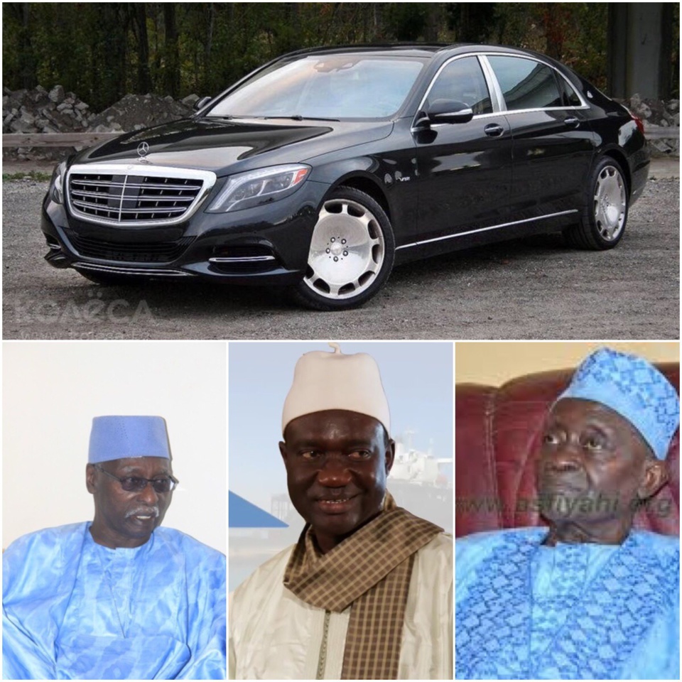 SERIGNE DJAMIL SY MANSOUR HONORE SES PÈRES: Une Mercedes S600 Maybach offerte à Serigne Mbaye Sy Mansour, une S420 à Serigne Sidy Ahmed Sy Babacar