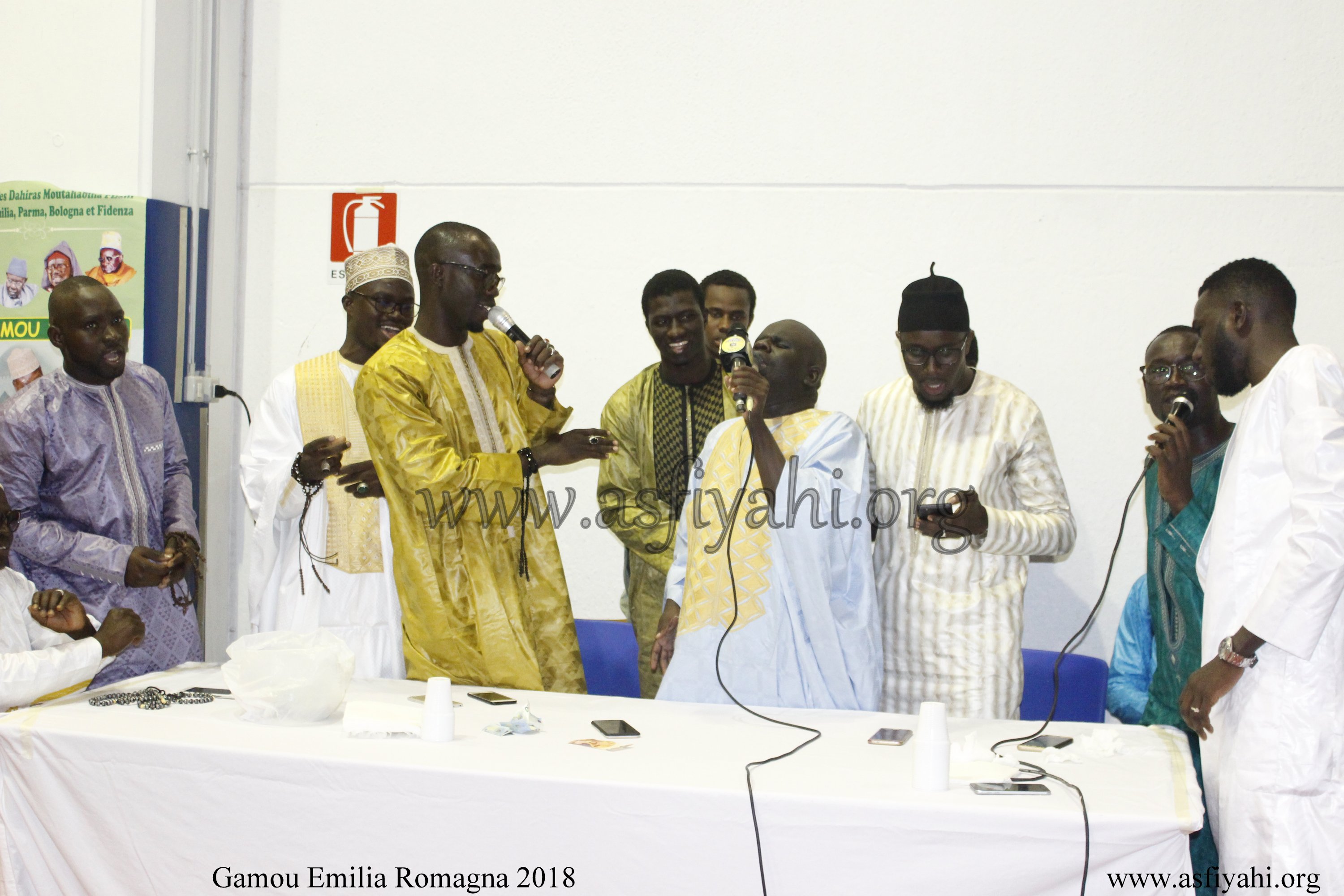 PHOTO - ITALIE - EMILIA ROMAGNA : GAMOU FÉDÉRATION DES DAHIRAS TIDIANES D'EMILIA ROMAGNA PRÉSIDÉ PAR SERIGNE HABIB SY MANSOUR 