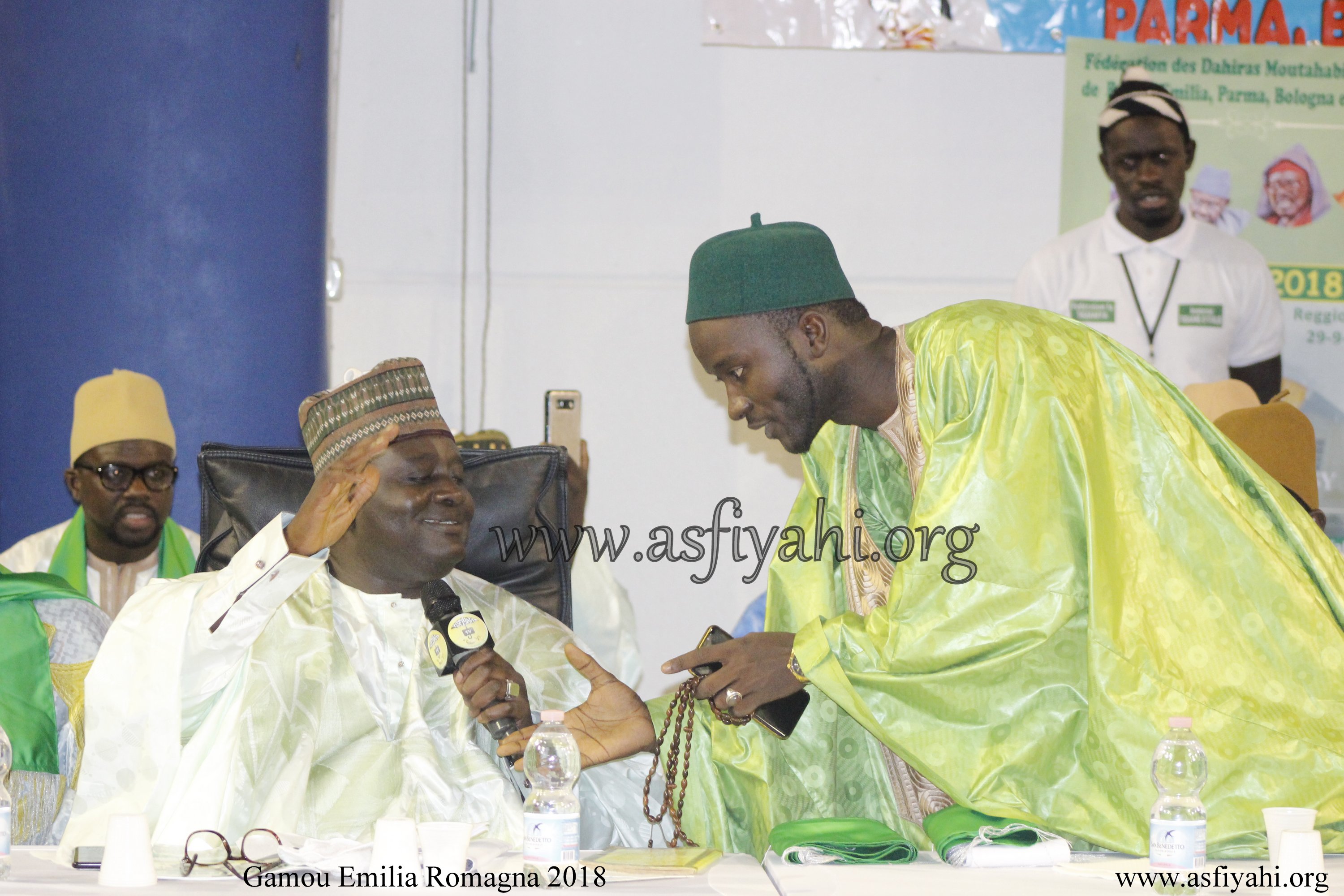 PHOTO - ITALIE - EMILIA ROMAGNA : GAMOU FÉDÉRATION DES DAHIRAS TIDIANES D'EMILIA ROMAGNA PRÉSIDÉ PAR SERIGNE HABIB SY MANSOUR 