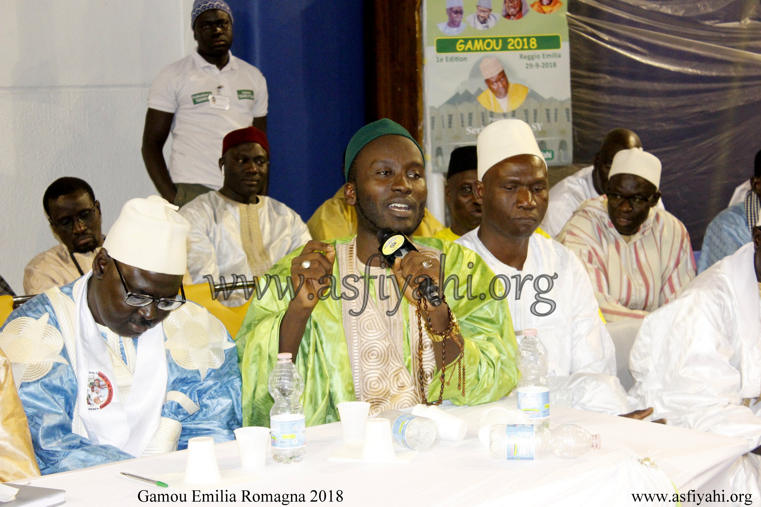 PHOTO - ITALIE - EMILIA ROMAGNA : GAMOU FÉDÉRATION DES DAHIRAS TIDIANES D'EMILIA ROMAGNA PRÉSIDÉ PAR SERIGNE HABIB SY MANSOUR 