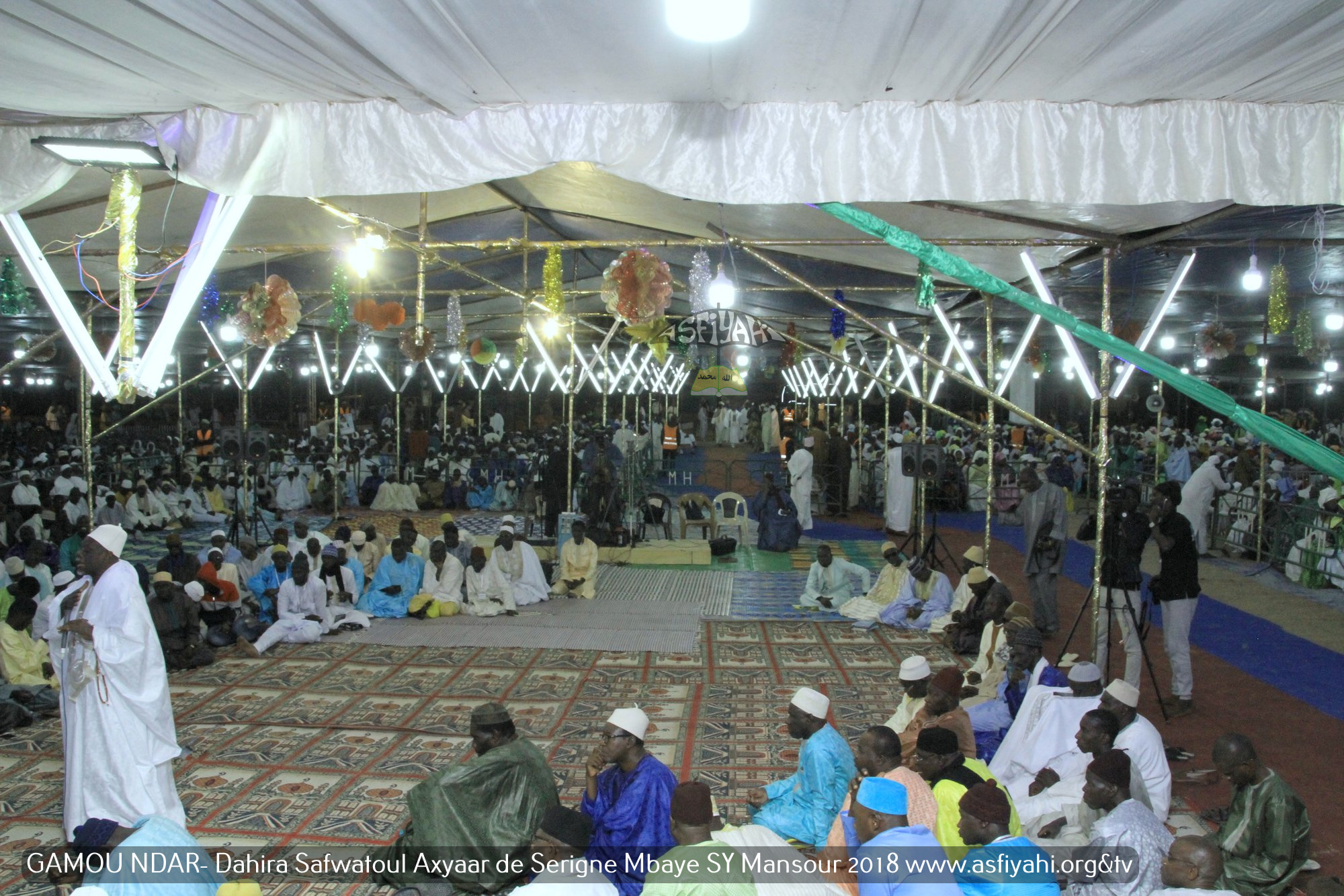 PHOTOS - SAINT-LOUIS: Les Images du Gamou du Dahiratoul Safwatoul Axyaar de Serigne Mbaye SY Mansour, Khalif General des Tidianes 